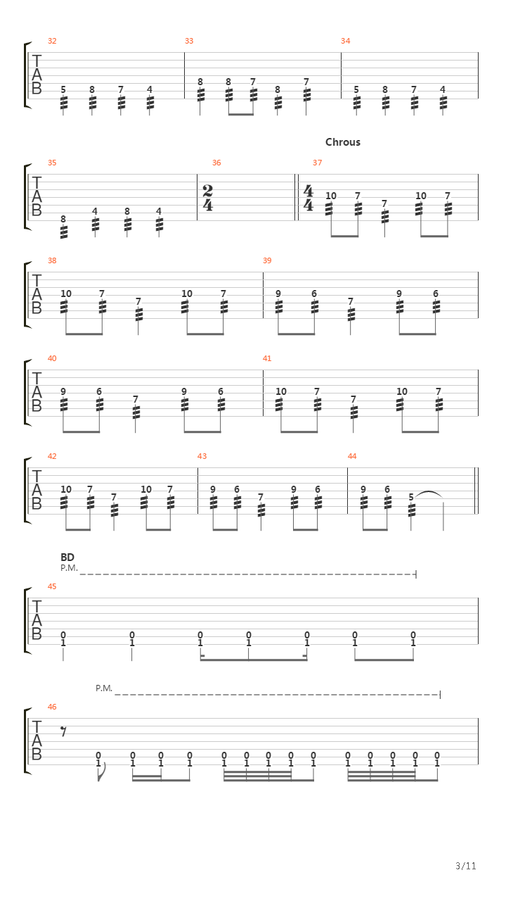 Die Without Hope吉他谱