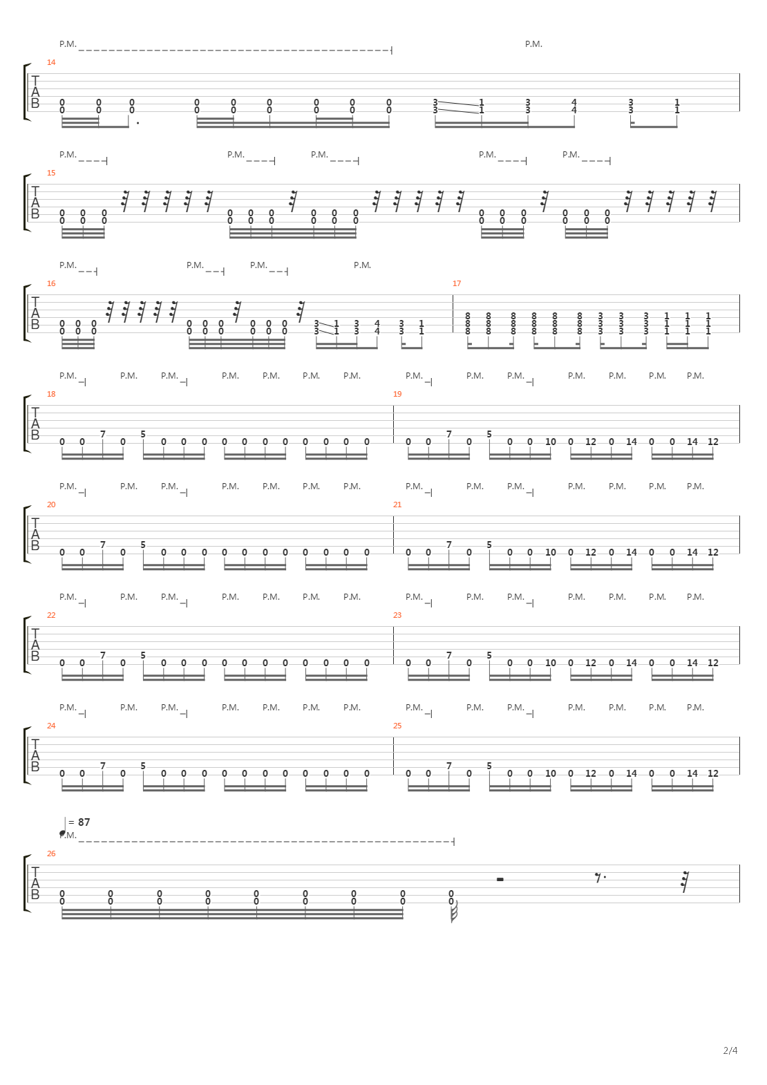 End Of The 1980s吉他谱