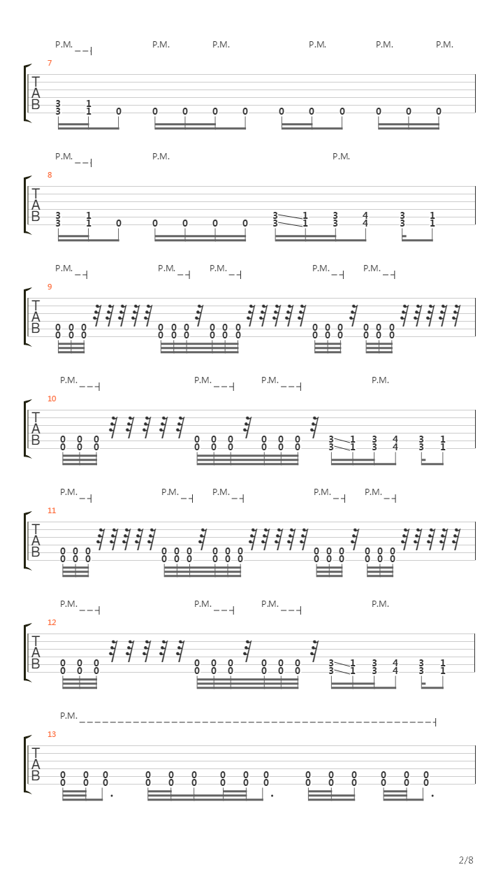 End Of The 1980s吉他谱