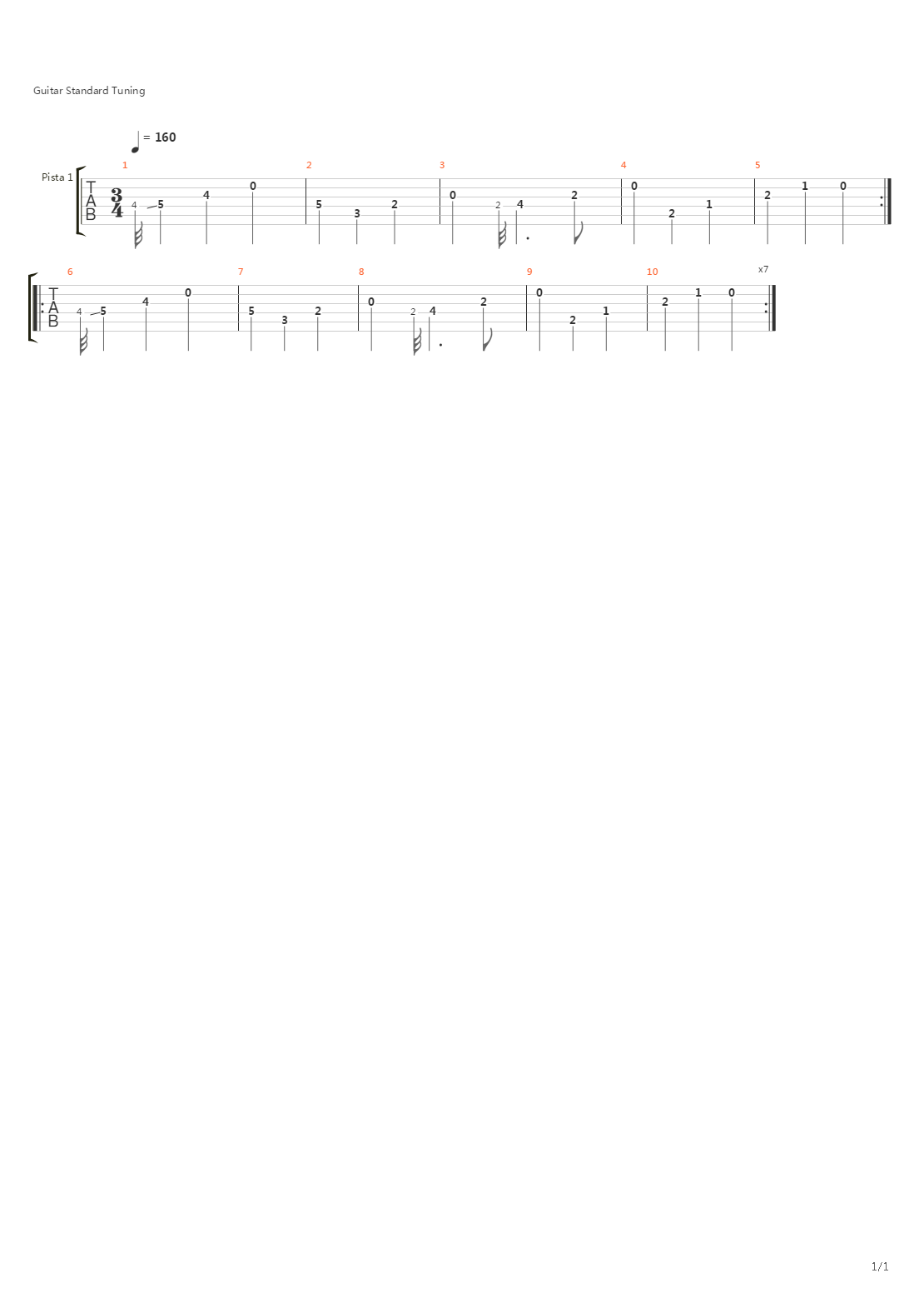 La Pelotona吉他谱