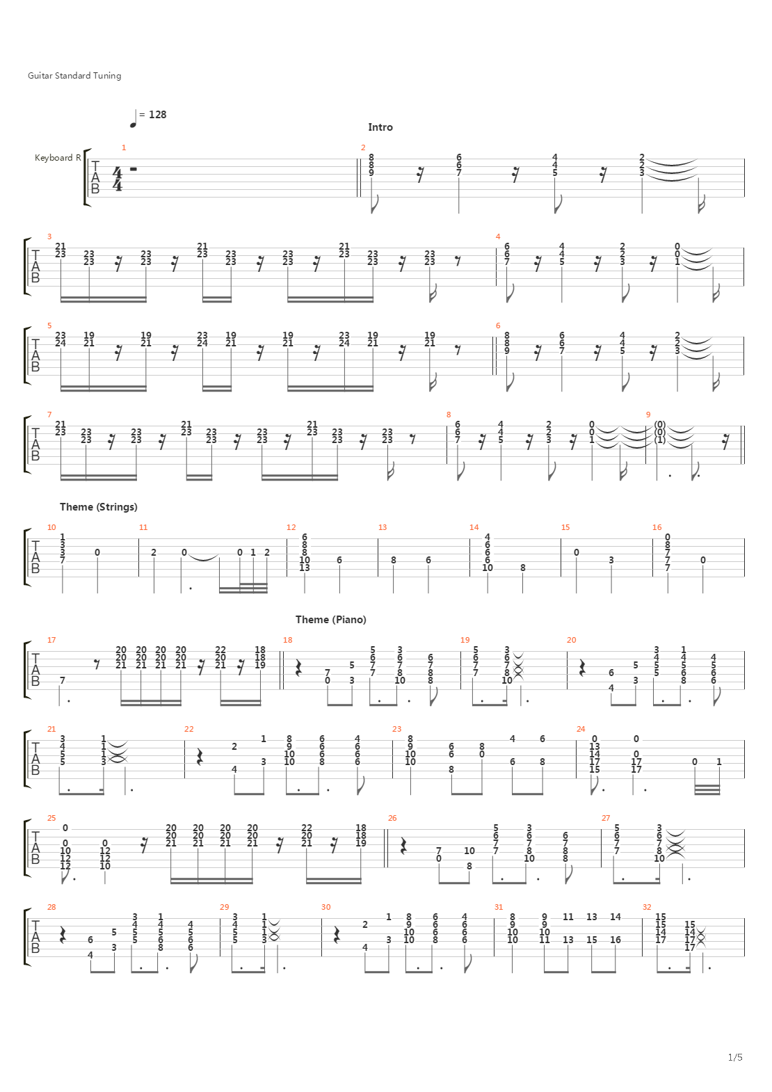 The Continental Way吉他谱