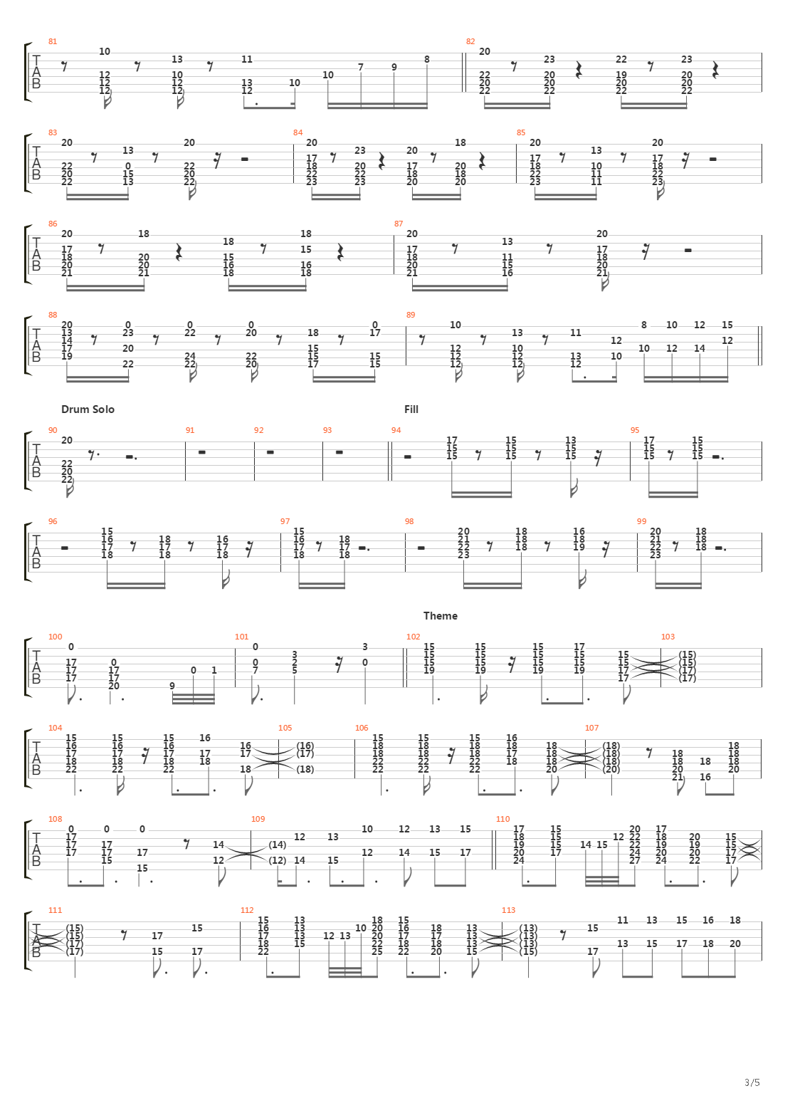 The Continental Way吉他谱