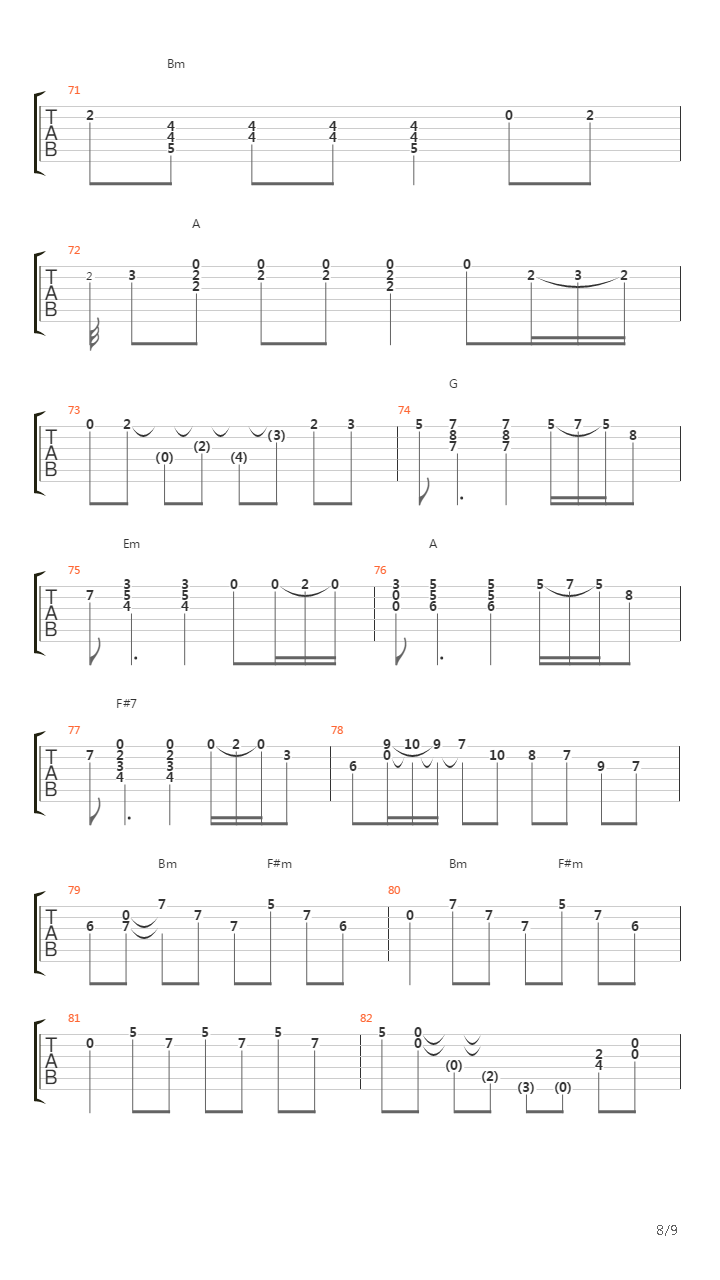 Kypros吉他谱