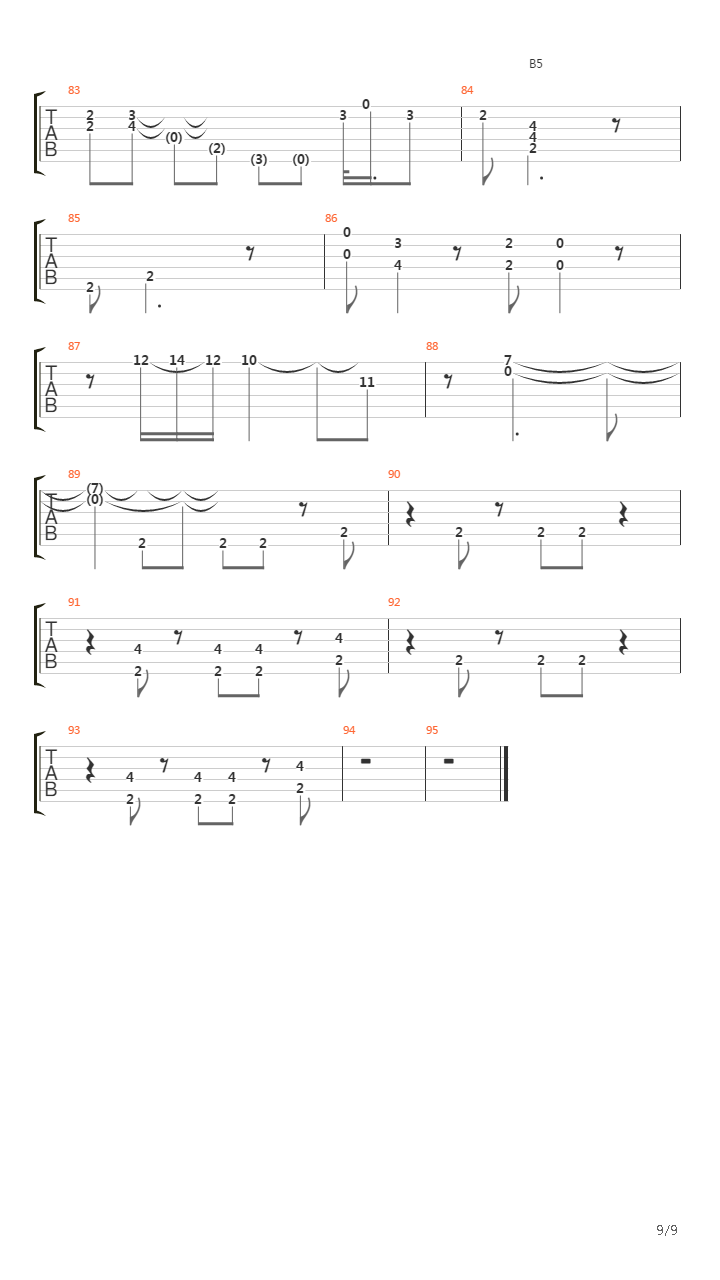 Kypros吉他谱
