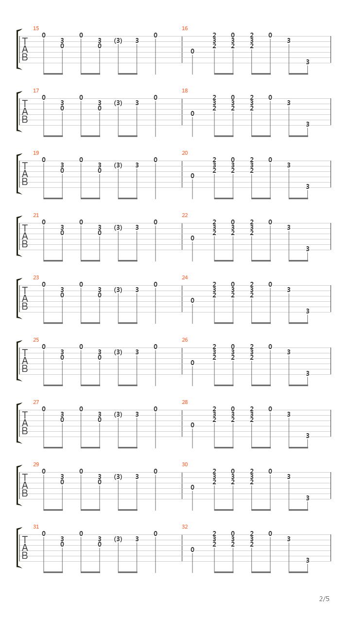 Where Do The Children Play吉他谱