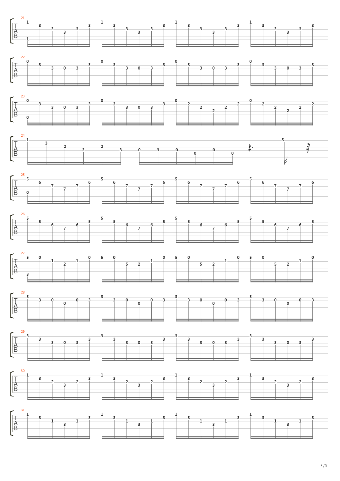 Etude No 1 A Moll For Piano Op1吉他谱