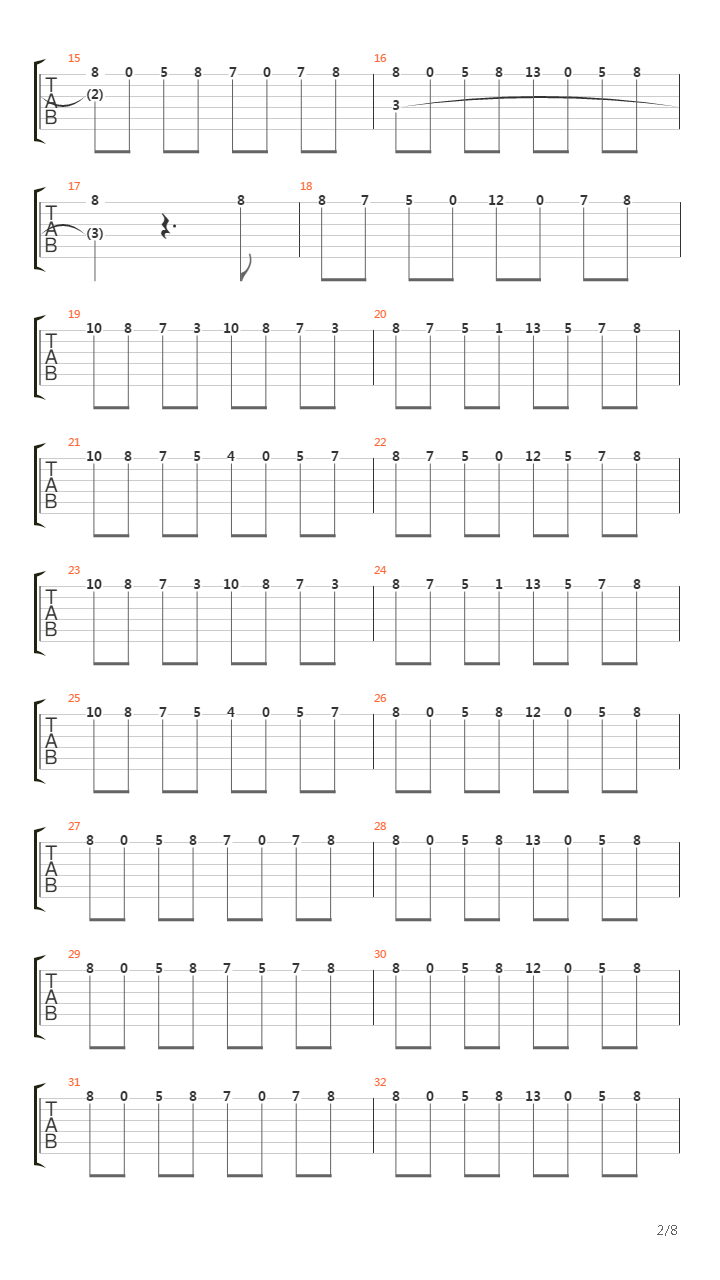 Into Oblivion吉他谱