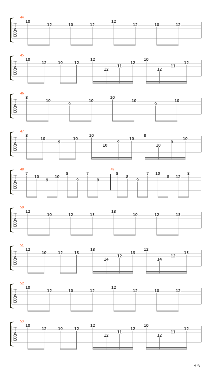 Into Oblivion吉他谱