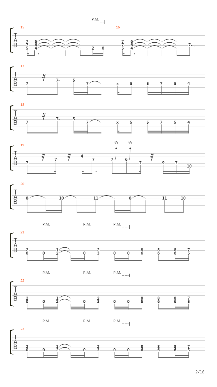 A Funeral Request吉他谱