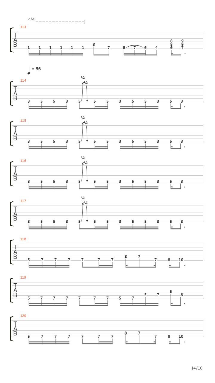 A Funeral Request吉他谱