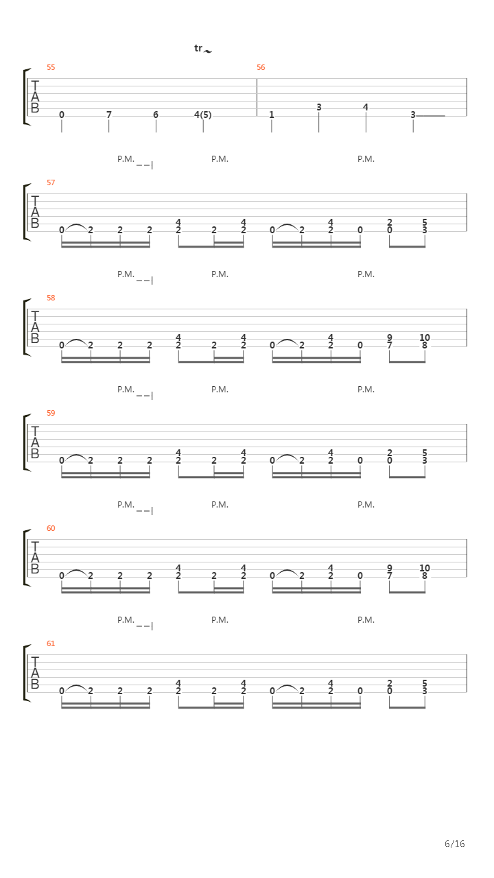 A Funeral Request吉他谱