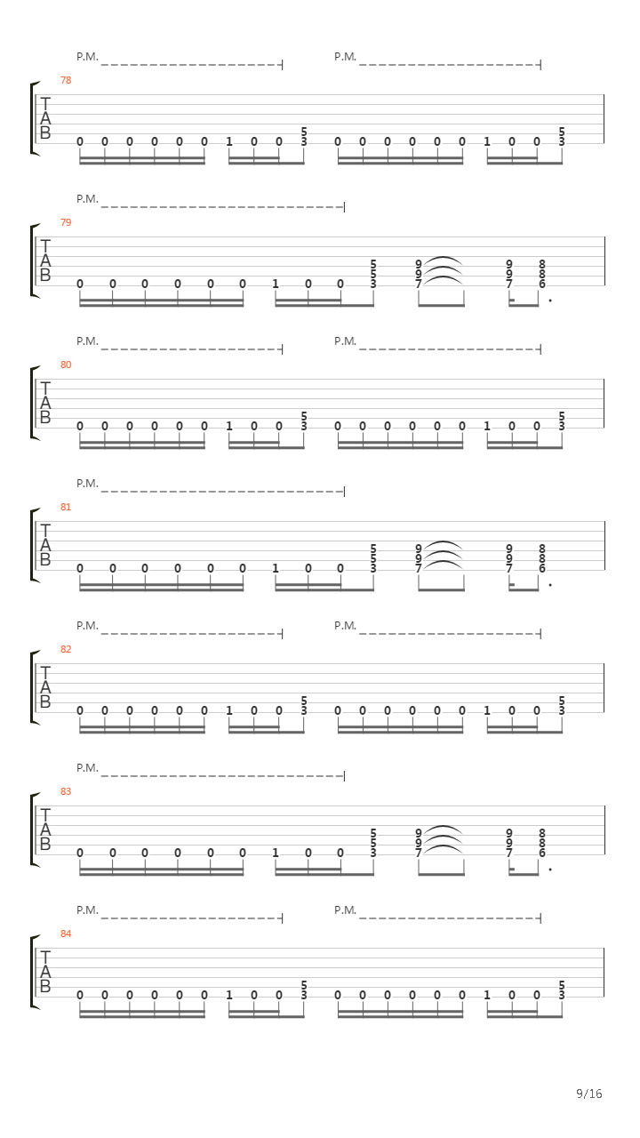 A Funeral Request吉他谱
