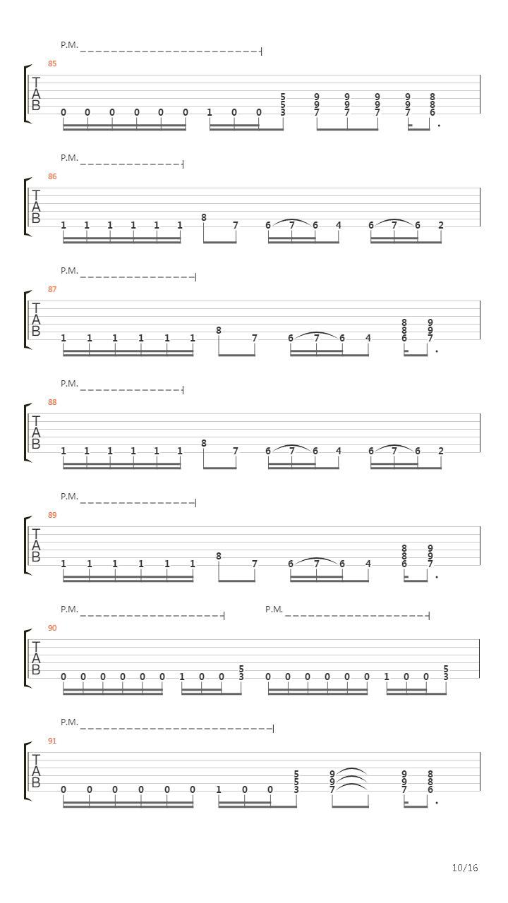 A Funeral Request吉他谱