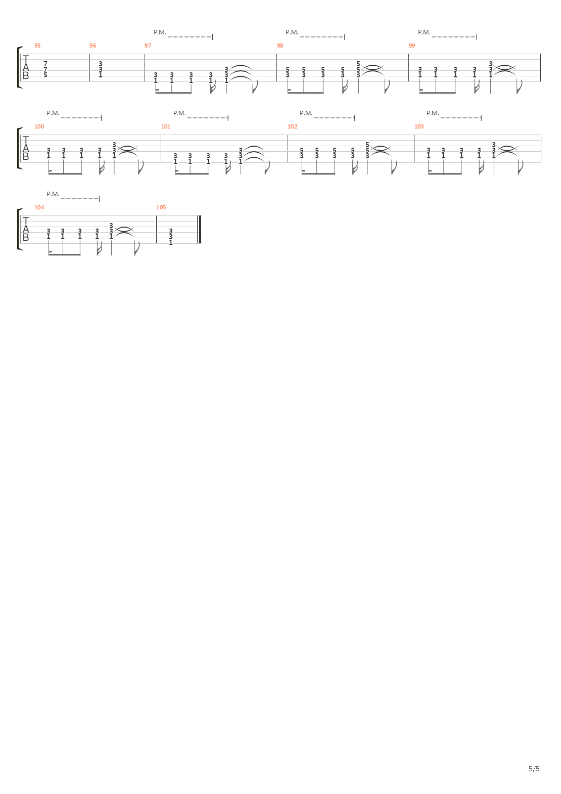 Choke吉他谱