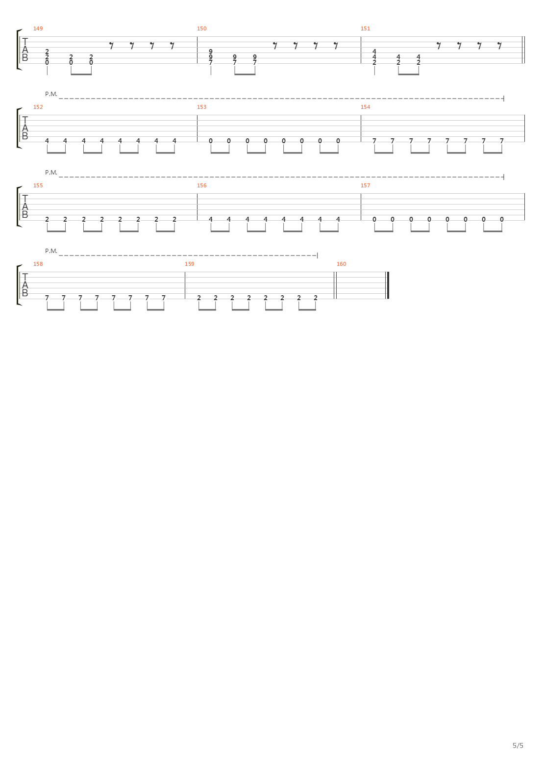 Fading Away吉他谱