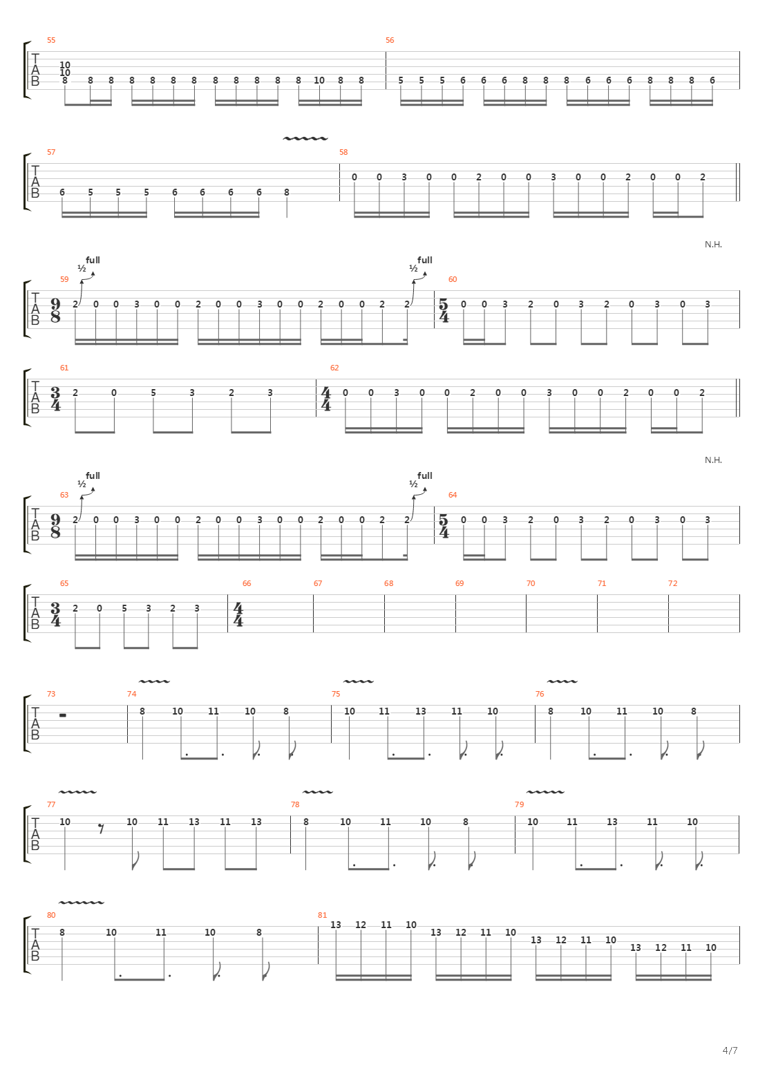 Leaving All Behind吉他谱