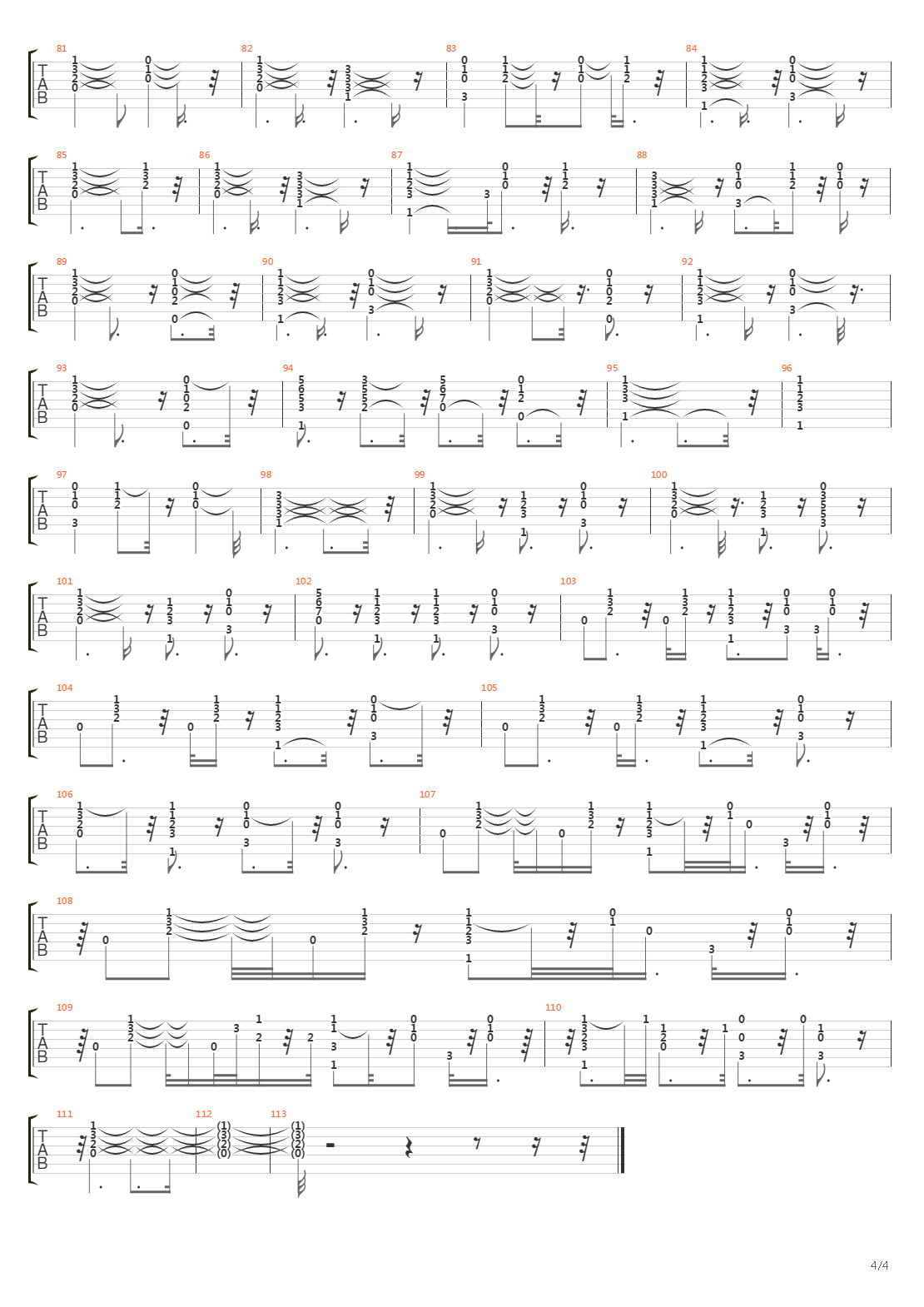 20 De Abril吉他谱