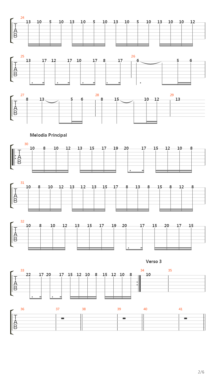 20 De Abril吉他谱