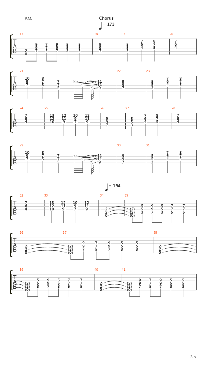 Chain吉他谱