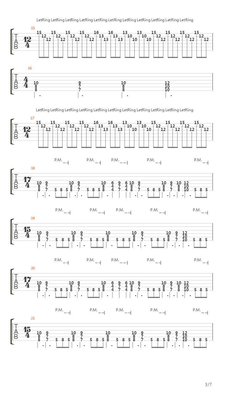 Endless Cycle Of Violence吉他谱