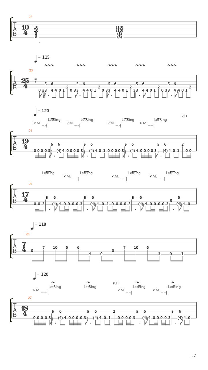 Endless Cycle Of Violence吉他谱