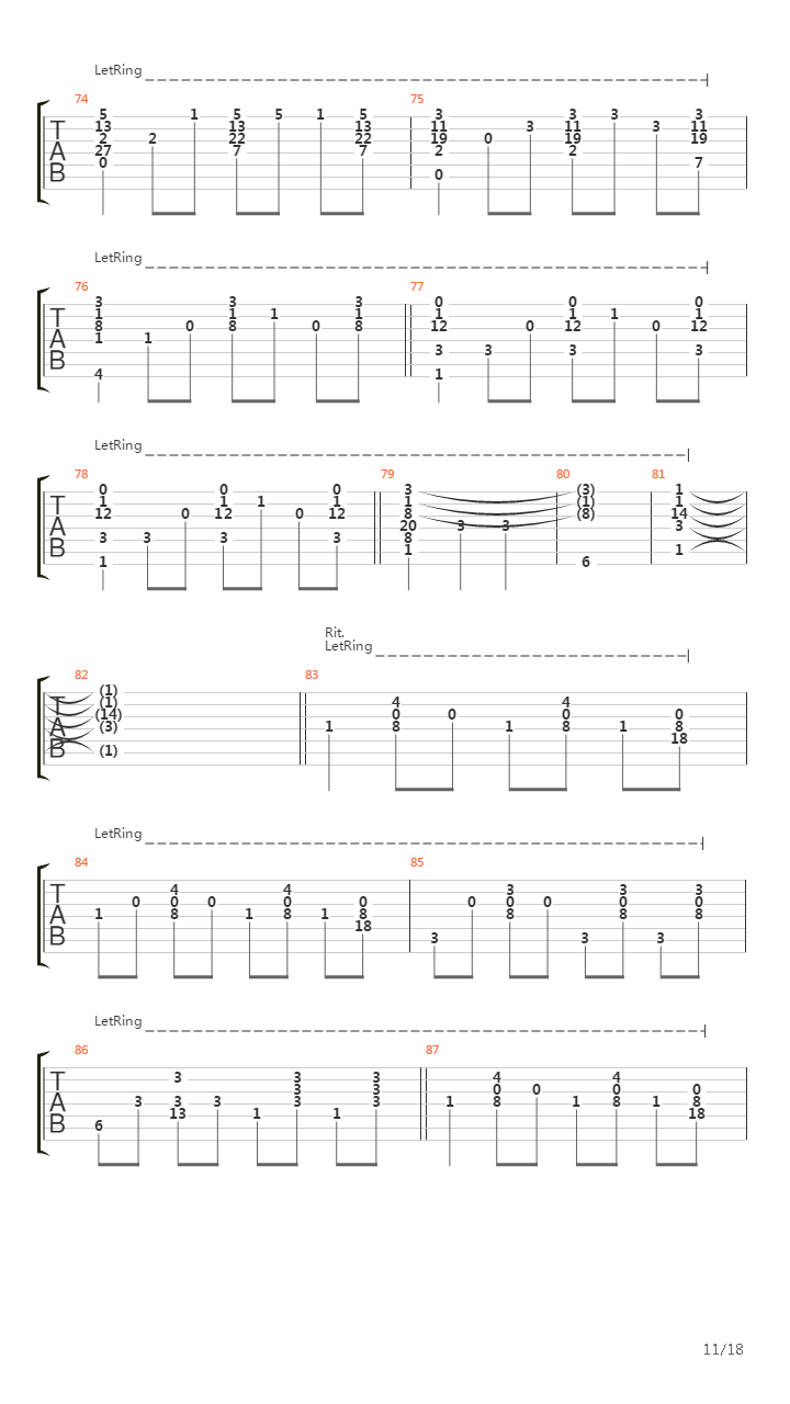 Dicono Di Me吉他谱