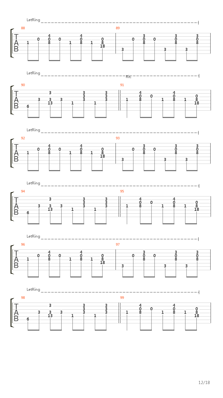 Dicono Di Me吉他谱