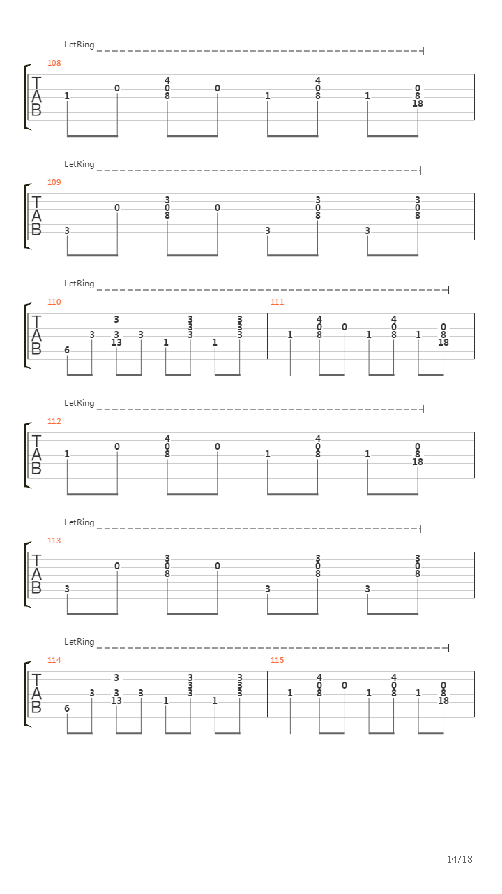 Dicono Di Me吉他谱