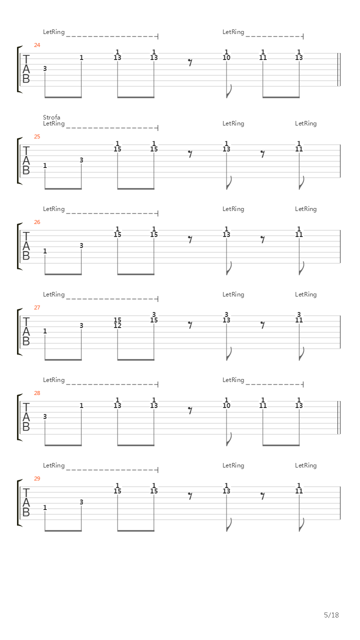 Dicono Di Me吉他谱