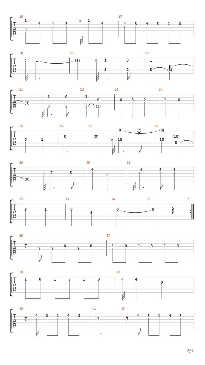 La Bohme吉他谱