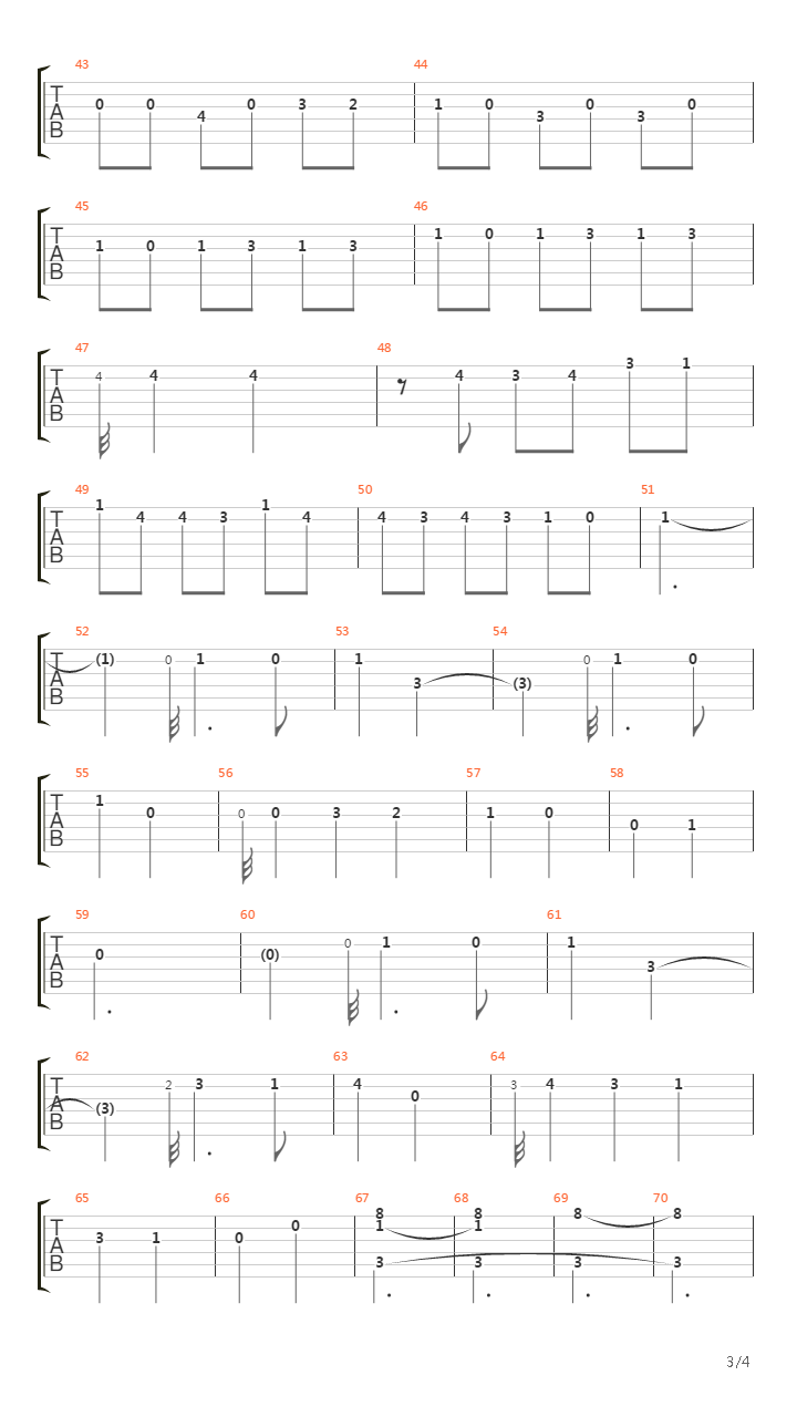 La Bohme吉他谱