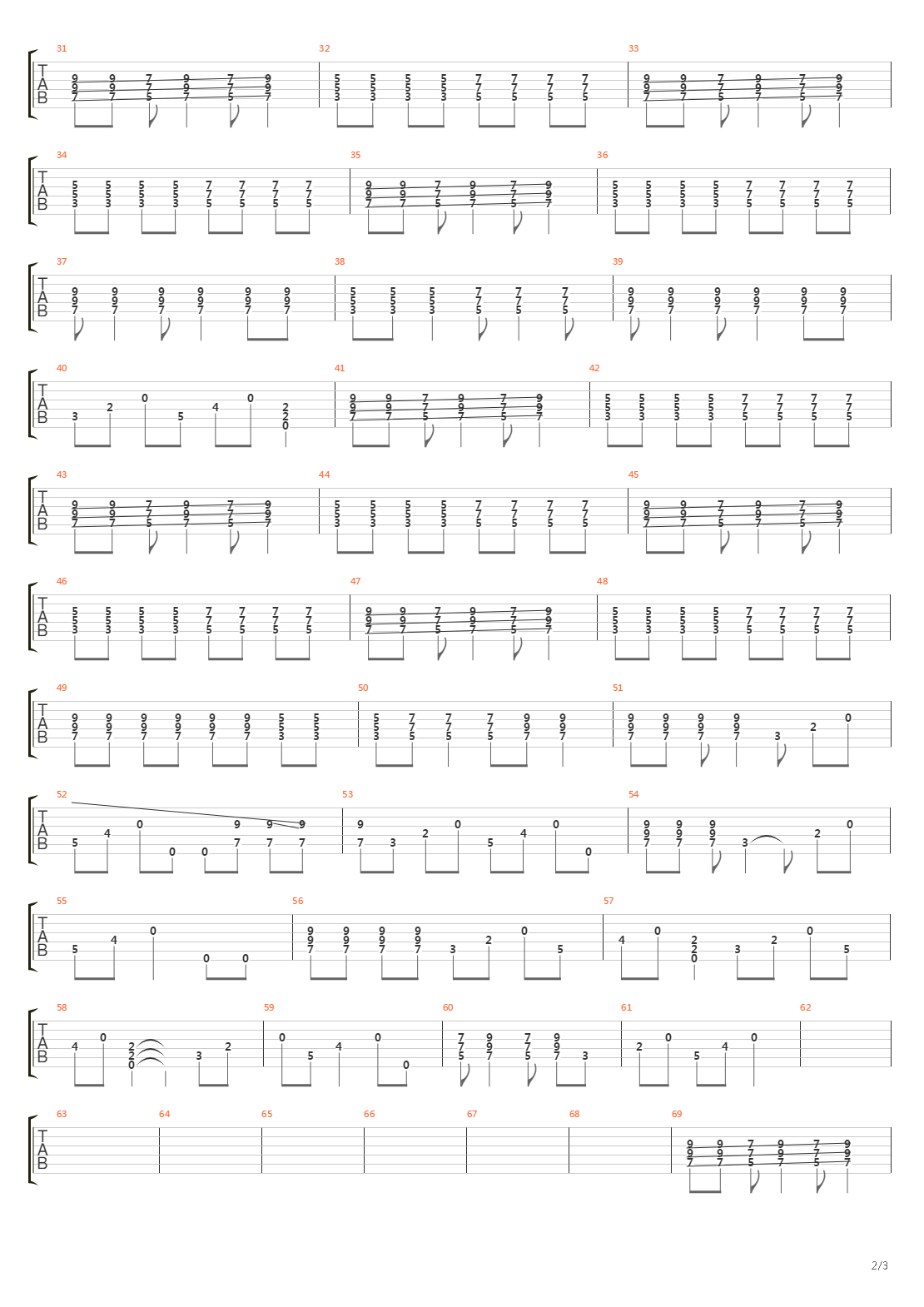 Pais吉他谱