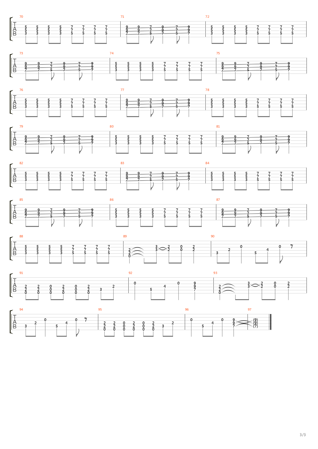 Pais吉他谱