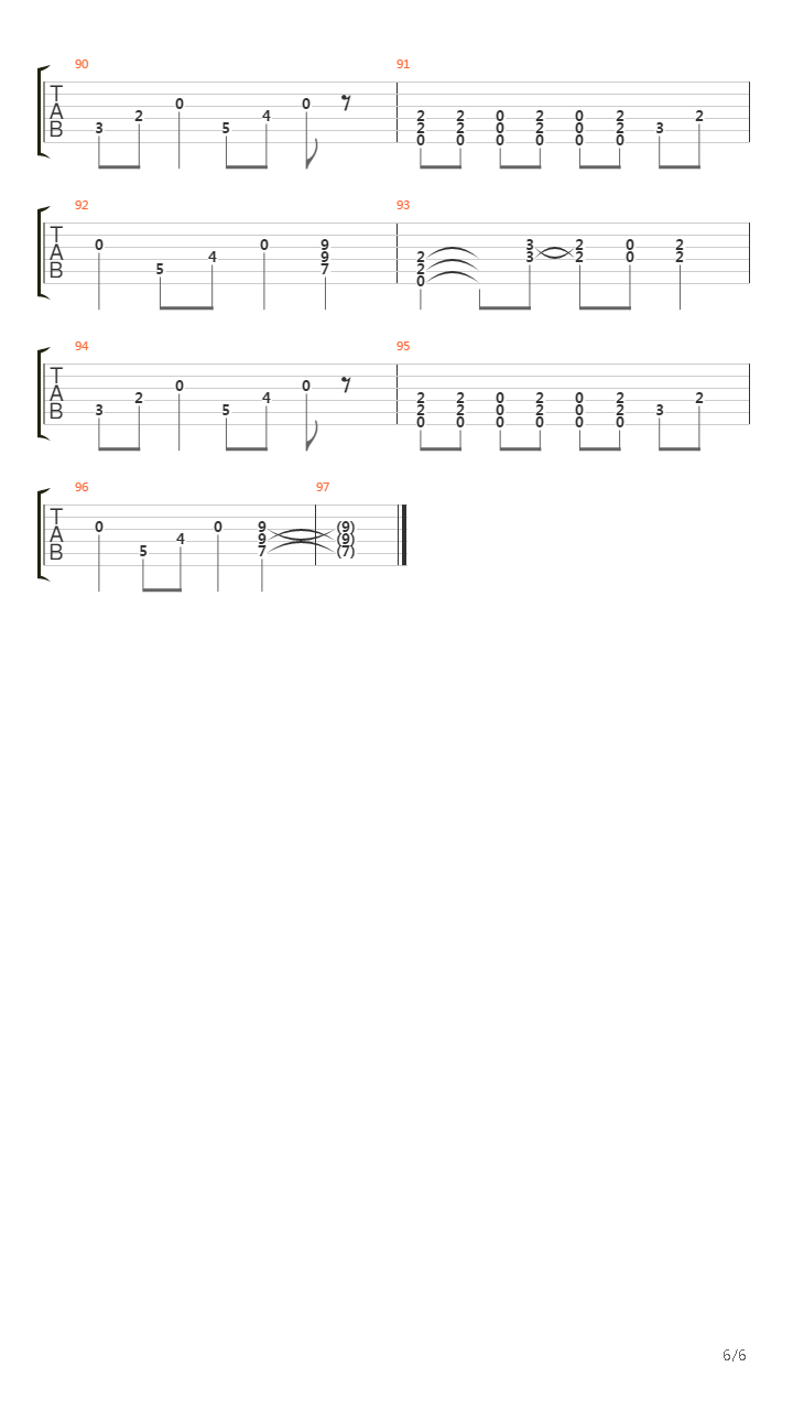 Pais吉他谱
