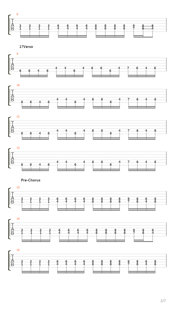 Rubao吉他谱