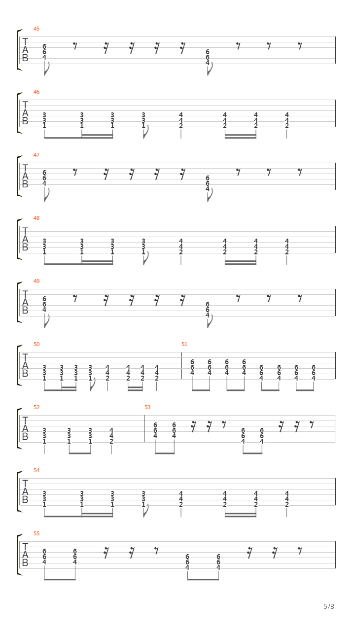 Televar吉他谱