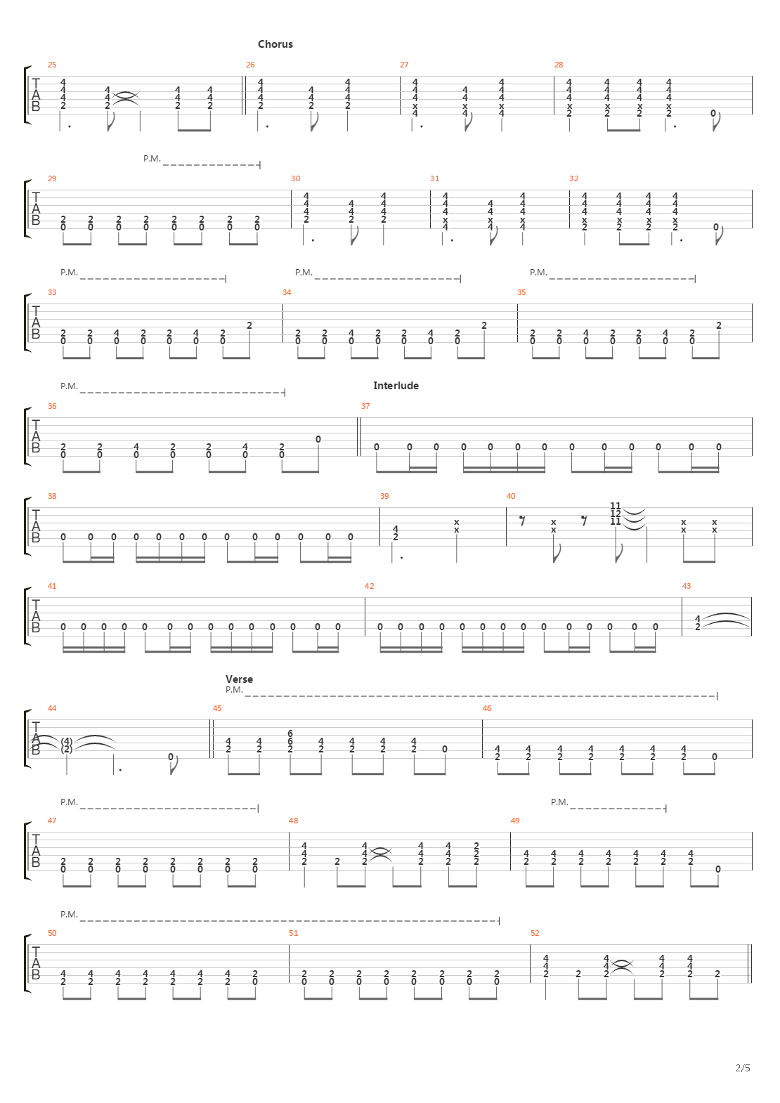 Surrender吉他谱