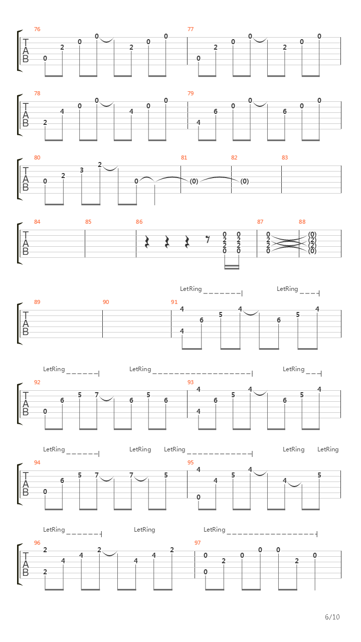 The Flame吉他谱