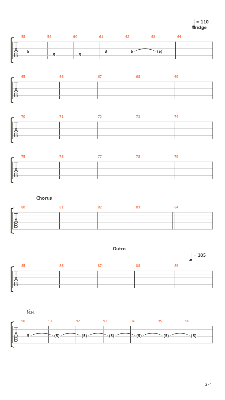 Envy吉他谱