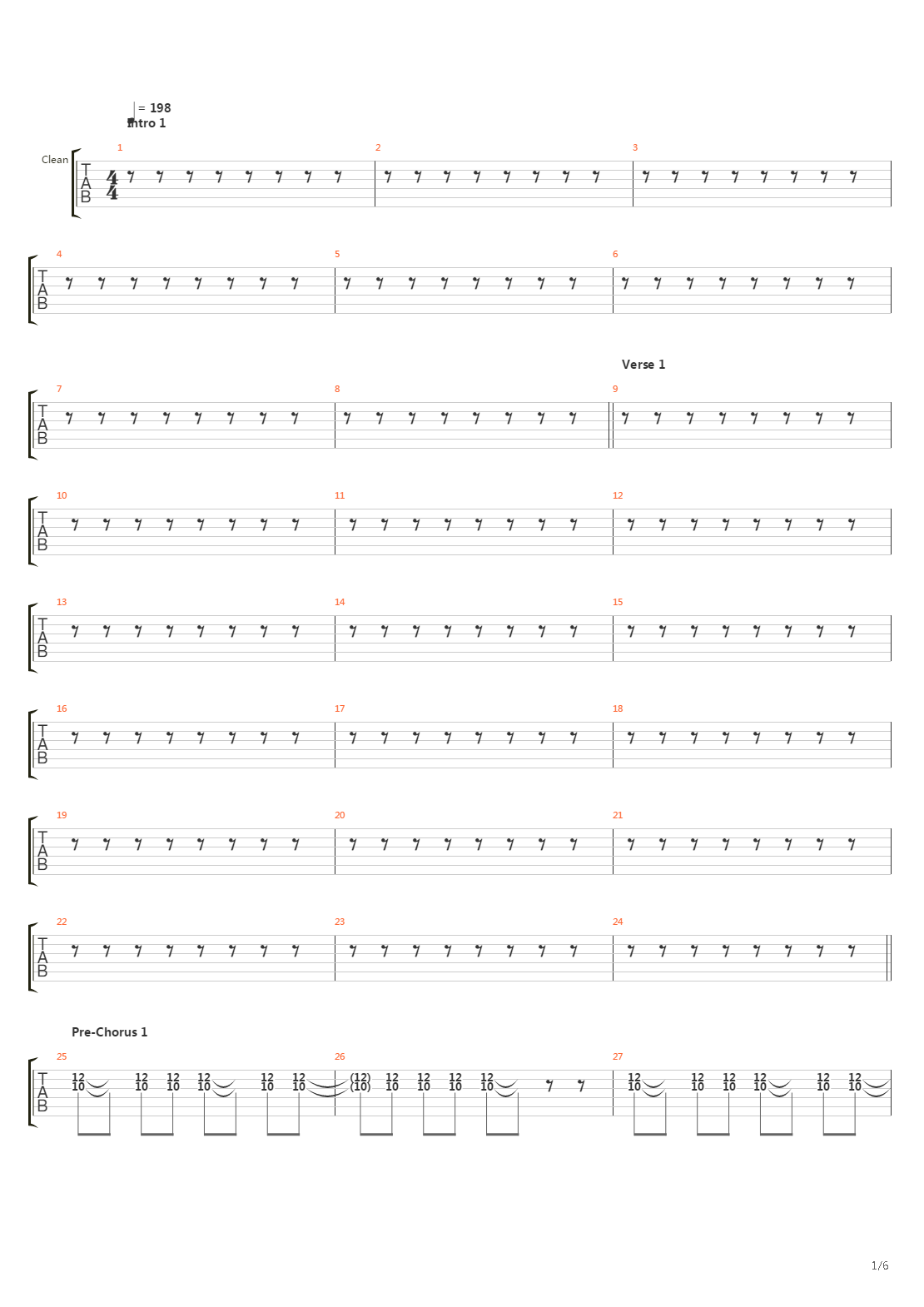 Fad吉他谱