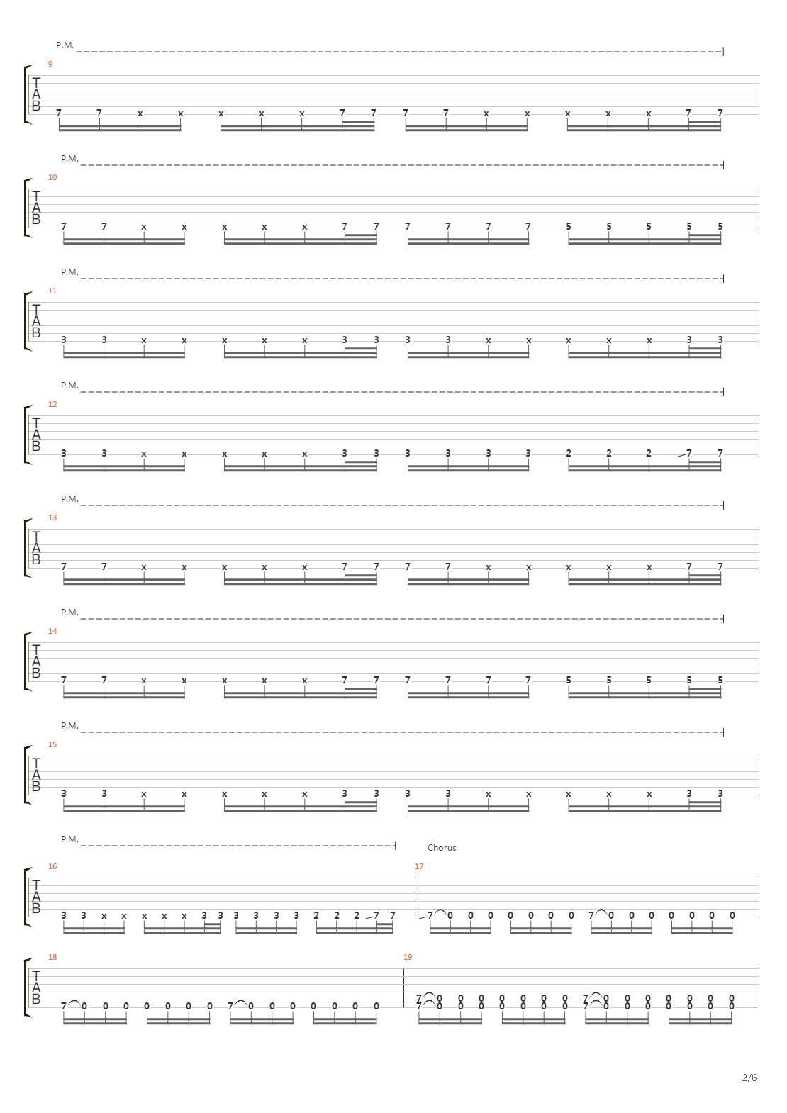 Forfeit吉他谱