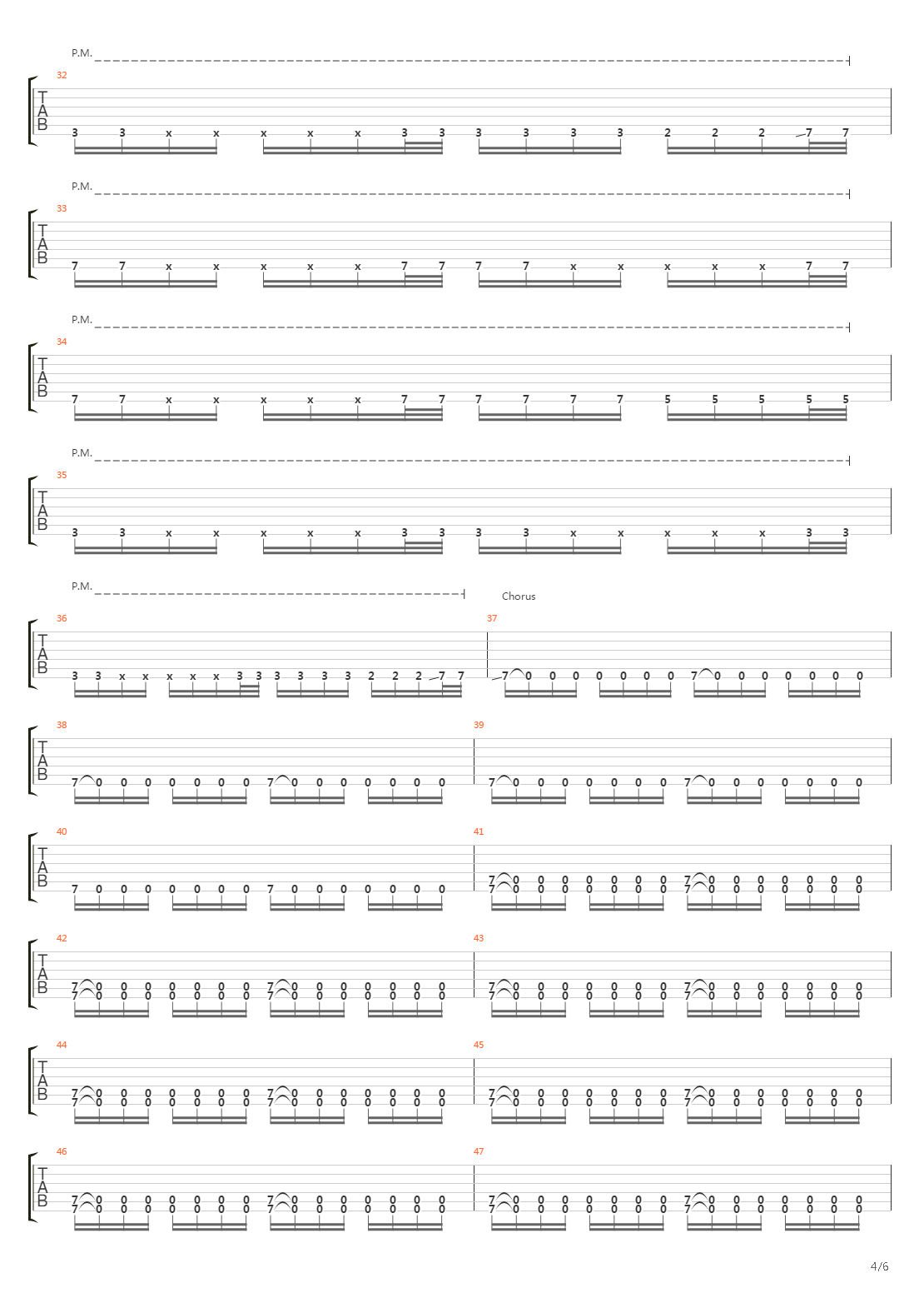 Forfeit吉他谱