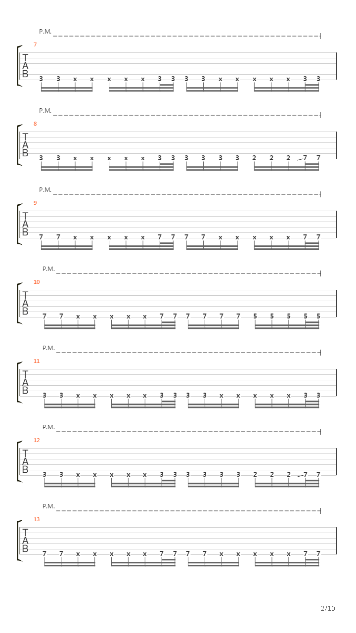 Forfeit吉他谱