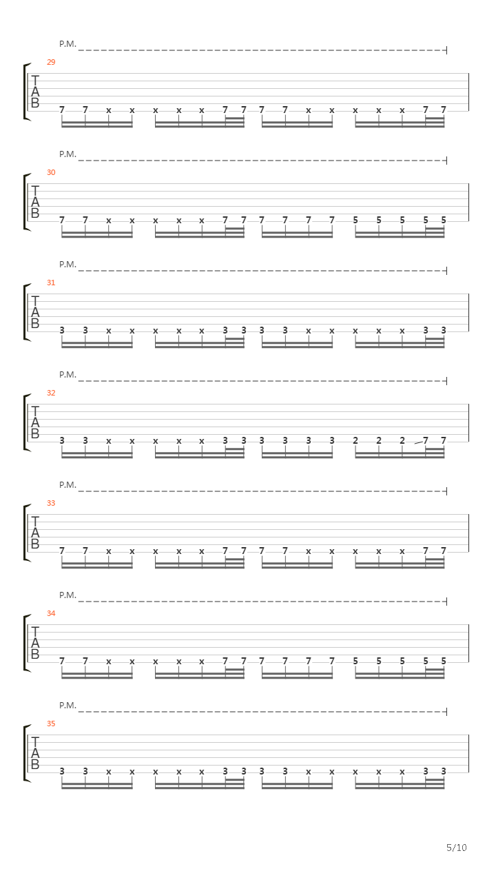 Forfeit吉他谱