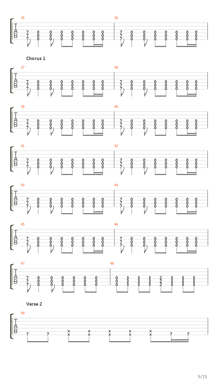 Forfeit吉他谱