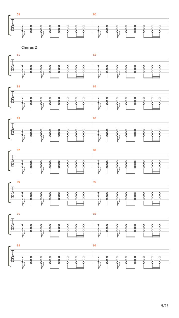 Forfeit吉他谱