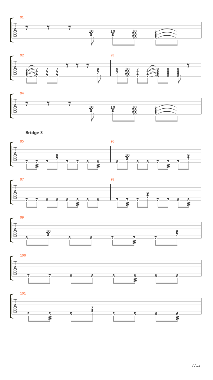 Humanoid吉他谱