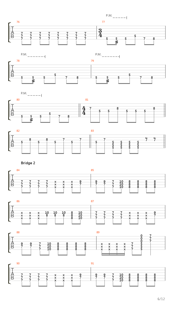 Humanoid吉他谱