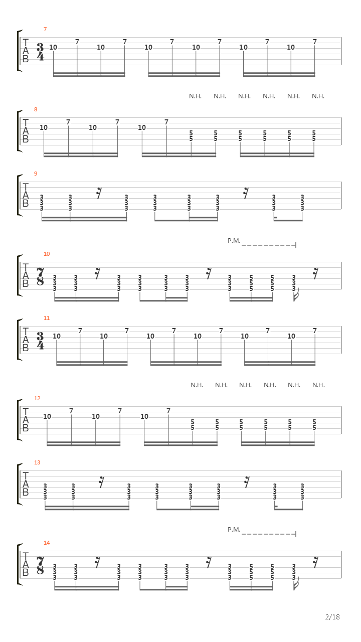 Long吉他谱