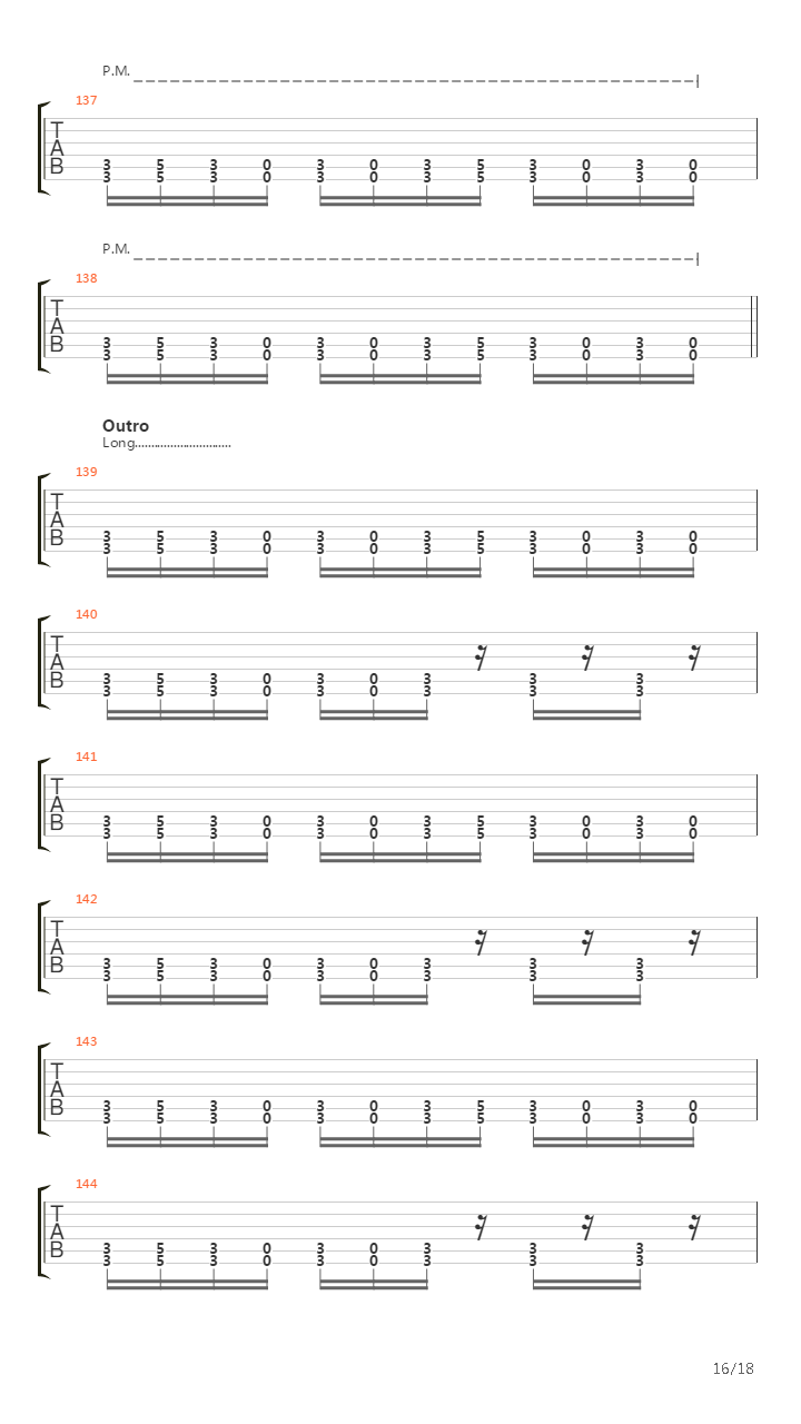 Long吉他谱